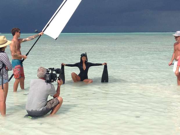 Behind the scenes in Madagascar, Swimsuit 2014